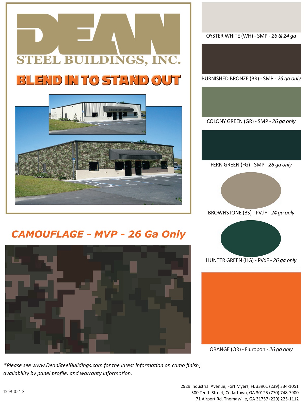 Butler Buildings Color Chart